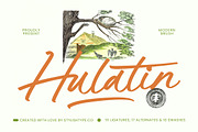 Hulatin Modern Brush Script, a Script Font by stylishtype.co (Thumbnail 1 of 20)