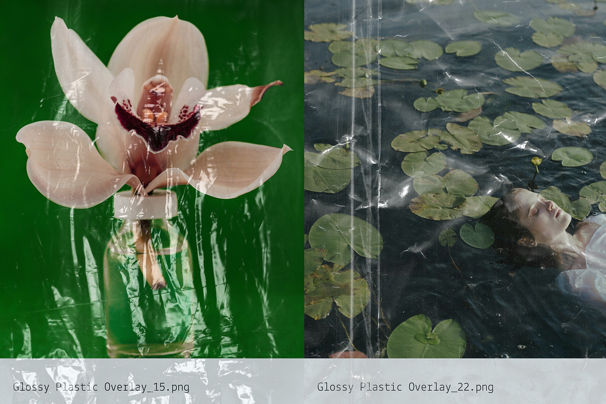 Glossy: Plastic Texture Overlays, a Texture Graphic by Anastasiia VNSK (Photo 10 of 19)