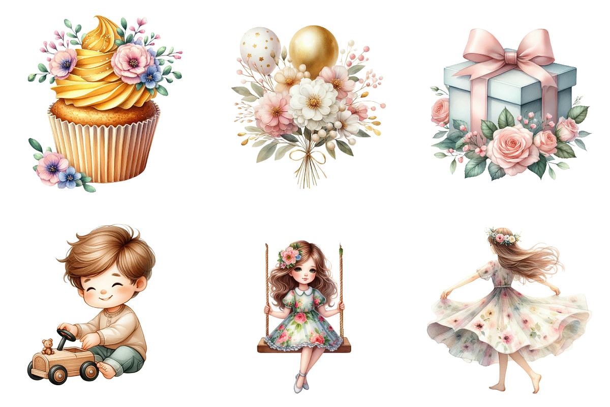 Mothers Day Clipart, an Illustration by CreationArt (Photo 3 of 7)