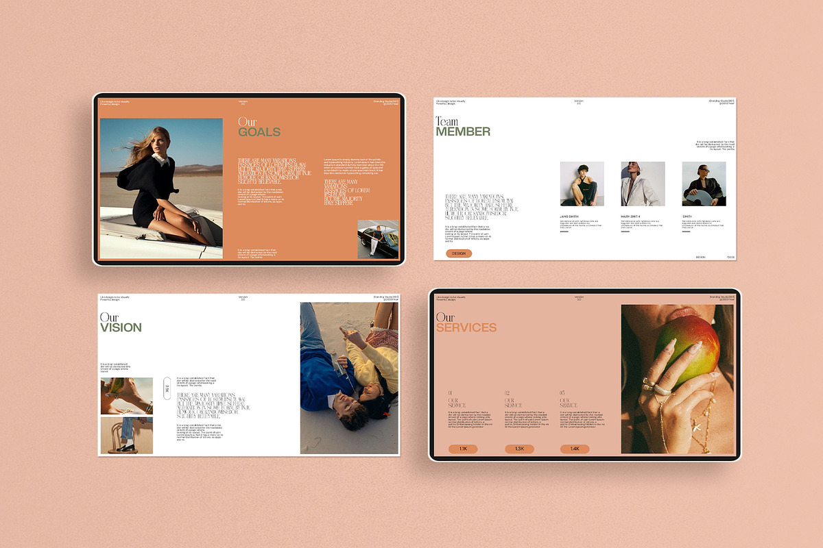 Slide Deck Presentation Template, a Presentation Template by Dream-Lab (Photo 4 of 11)