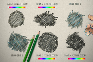 COLOUR PENCIL BOX Photoshop Styles