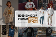 Hoodie Premium Bundle, a Hoody Mockup by Dikarte.Store (Thumbnail 1 of 24)