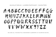 BLACKLIST BRUSH – FONT & LAYERED PSD, a Font by Blacklist Studio (Thumbnail 2 of 9)
