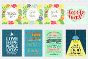 BUNDLE 74 BIBLE QUOTES, an Illustration by Ola-la-la (Thumbnail 4 of 15)