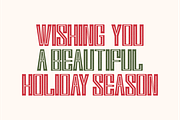 Dancing Holiday - Outline Display, a Sans Serif Font by Pian45 Studio (Thumbnail 2 of 6)