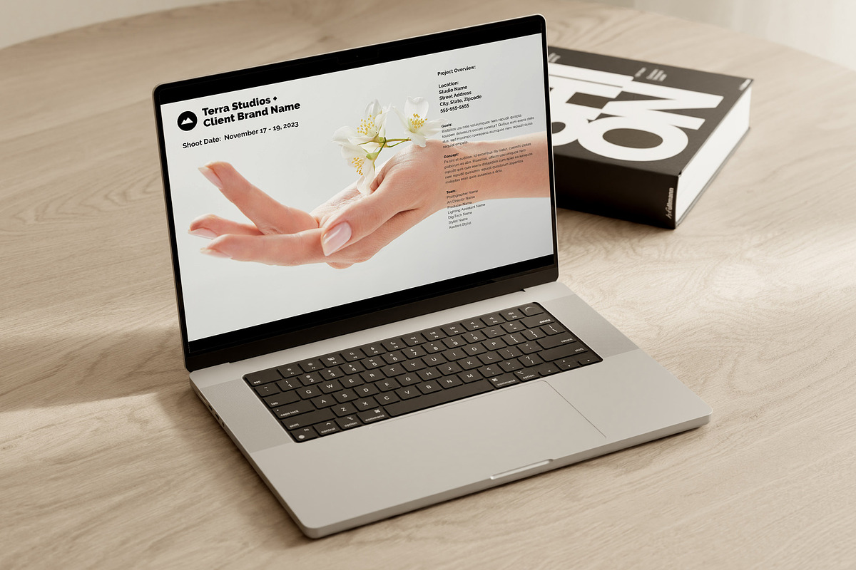 Photoshoot Pre-production Template, a Presentation Template by Good Creative Studio (Photo 6 of 6)