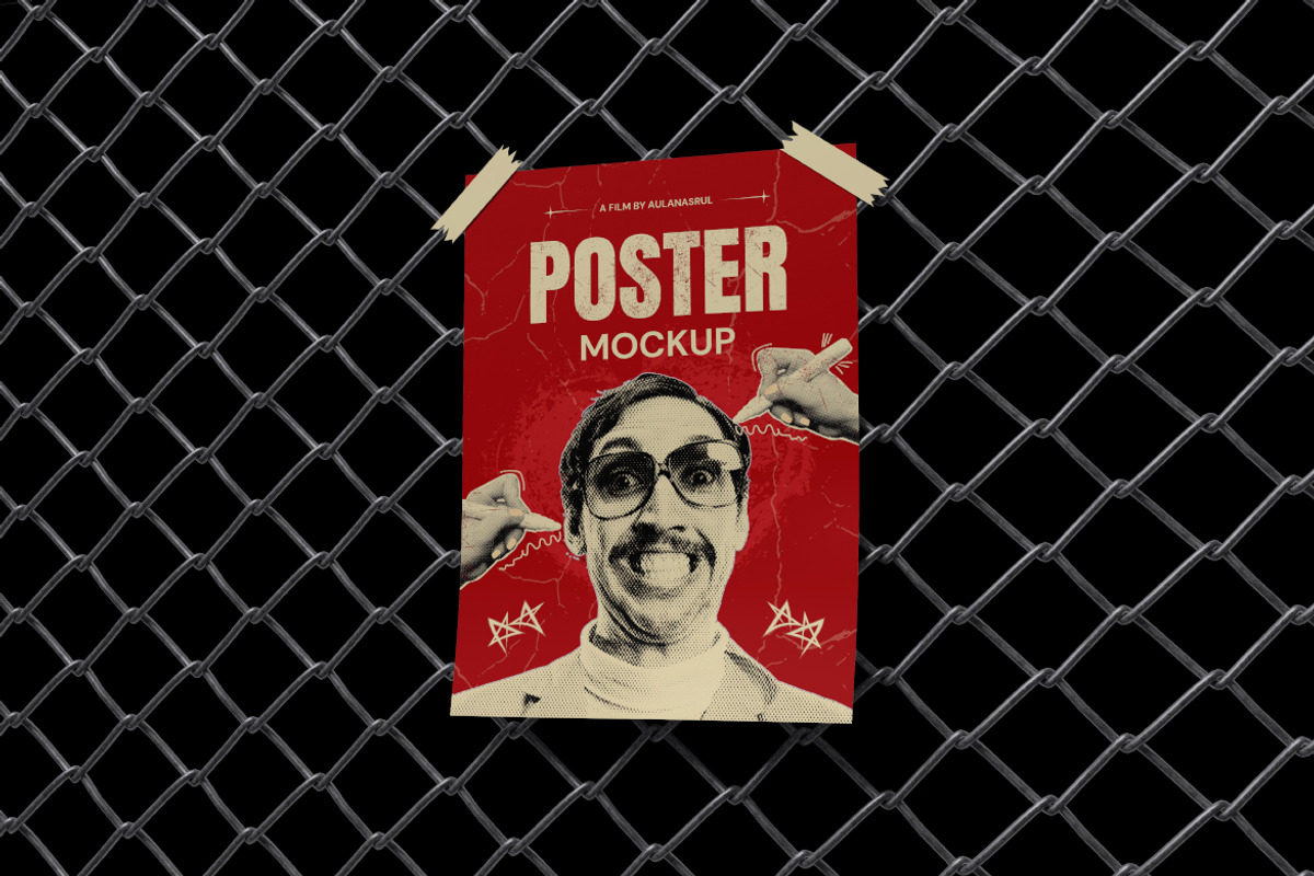 Poster Mockup Bundle Set, an Advertising Mockup by Rielismee (Photo 4 of 5)