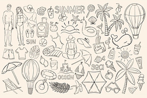 Summer Doodles Set