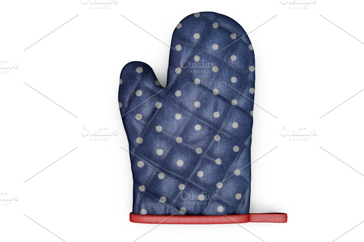 Quilted Oven Mitts Mockup, a Household Mockup by PixelMockup (Photo 7 of 17)
