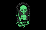 Want to Believe, an Illustration by hand draw (Thumbnail 1 of 3)