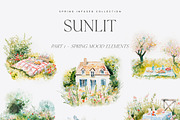 Sunlit - Spring Library, a Seasonal Illustration by Isabelle Salem (Thumbnail 6 of 13)