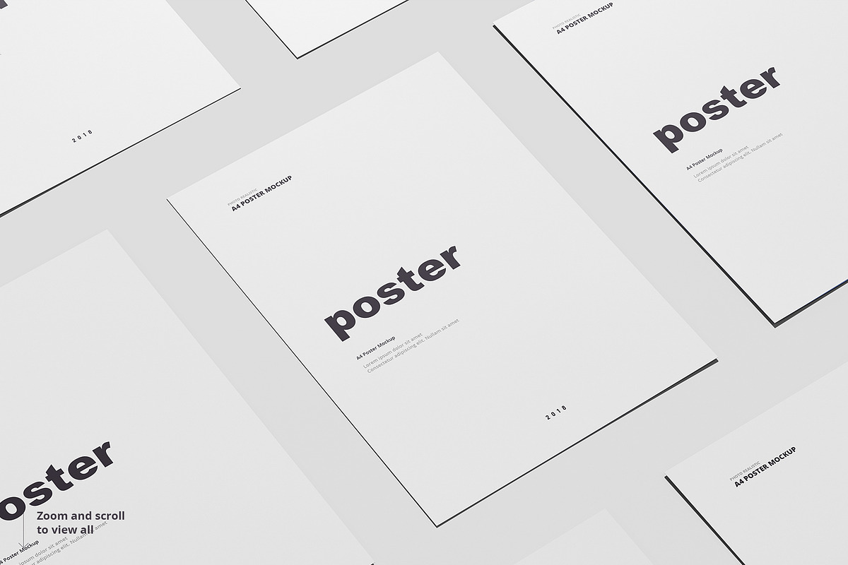Poster / Flyer Mockups, a Books & Magazine Mockup by WebAndCat (Photo 19 of 21)