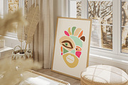 Abstract Face Printable Wall Art, a Background Graphic by C Design Studio (Thumbnail 10 of 16)