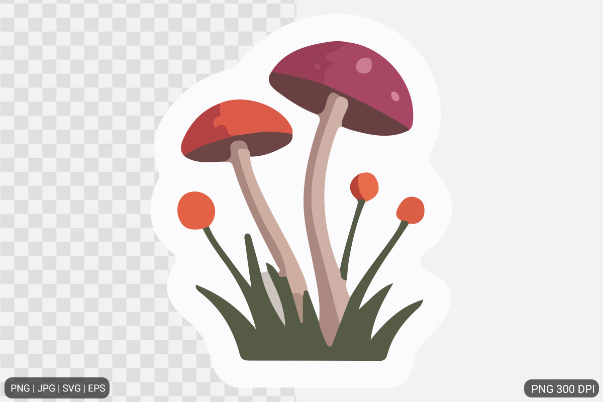 Cute Flower Sticker Design Bundle, an Illustration by Actual Pixel (Photo 8 of 26)