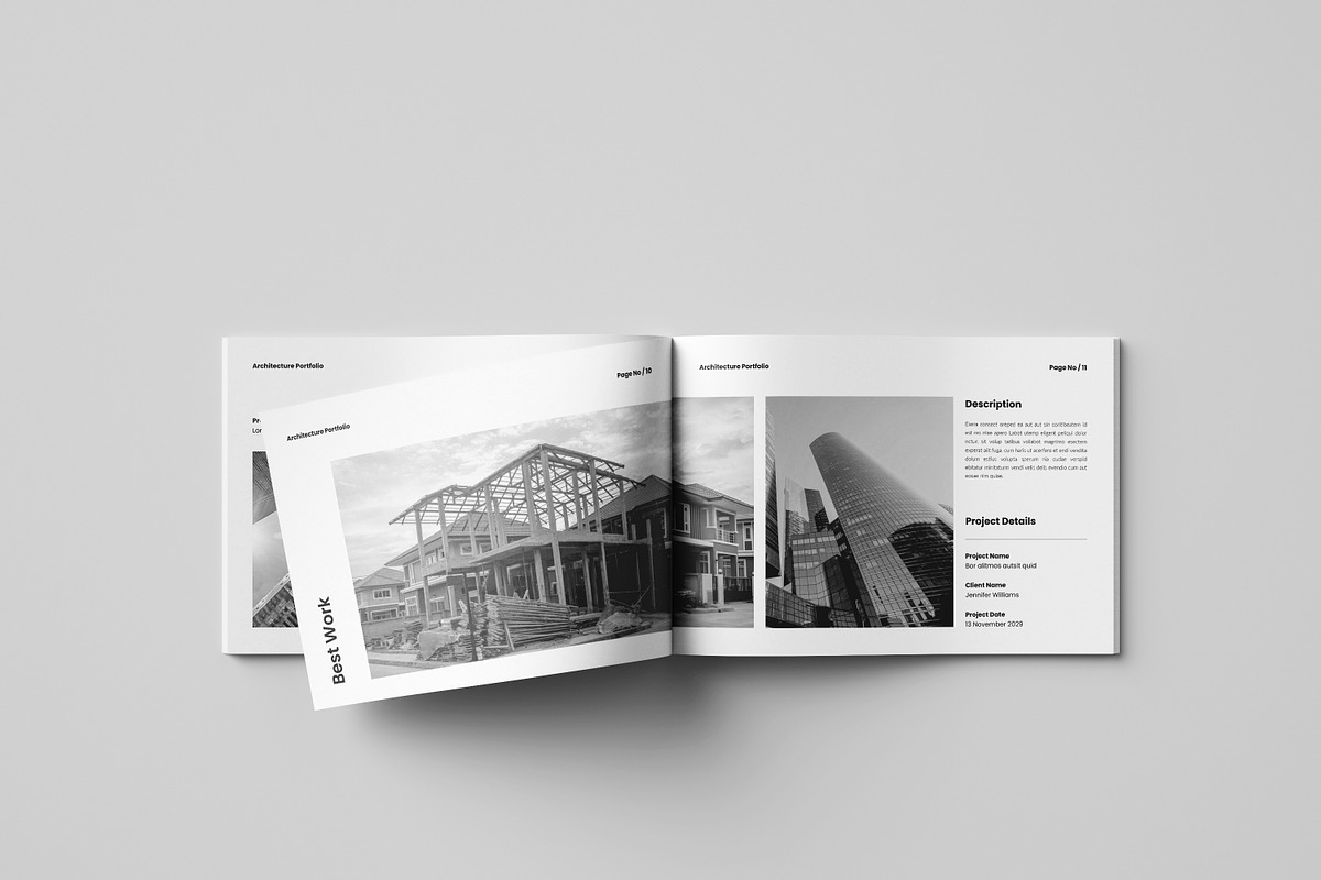 Architecture Brochure Template Lands, a Brochure Template by Spark_Creative (Photo 6 of 12)