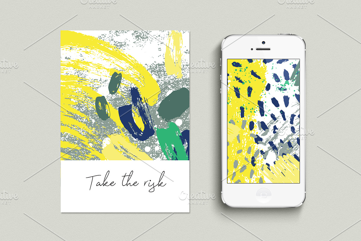 Textures with colorful paint traces, a Texture Graphic by Good Studio (Photo 10 of 10)