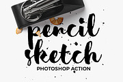 Pencil Sketch Photoshop Action preview 3