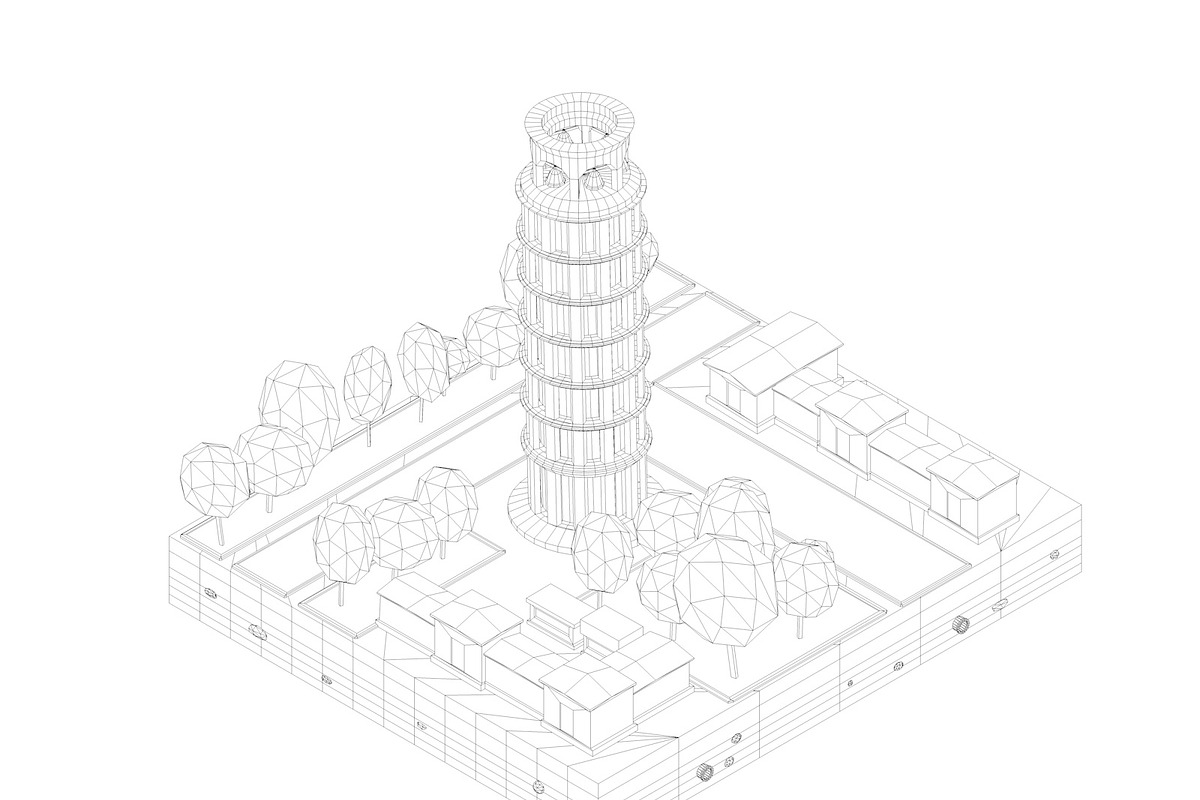 Polygonia World Landmarks Bundle, an Architecture 3D Model by Anton Moek (Photo 18 of 23)