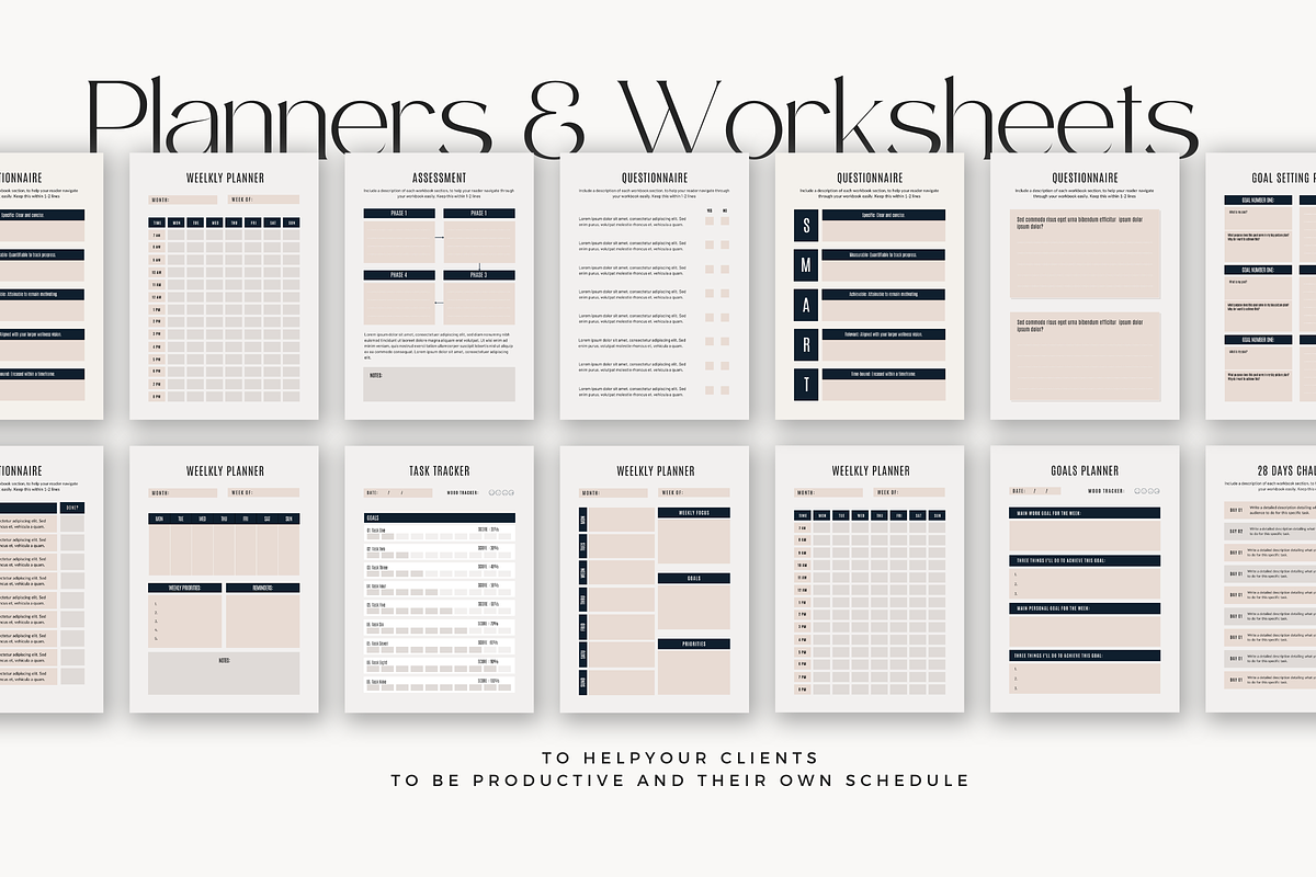 Canva Business Ebook WorkBook JanePr, a Marketing Template by Lovely Confetti (Photo 8 of 9)