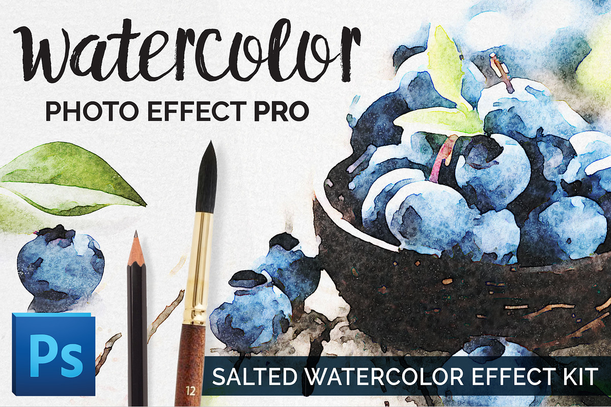 Watercolor Photo Effect - Salted, a Plug-in Add-On by Drifter Studio PrintShop (Photo 1 of 8)