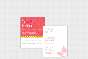 Birthday Invitation Template [Print]