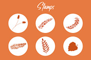 Autumn Brush set for Procreate, a Brush Add-On by Littlefield Design (Thumbnail 11 of 16)