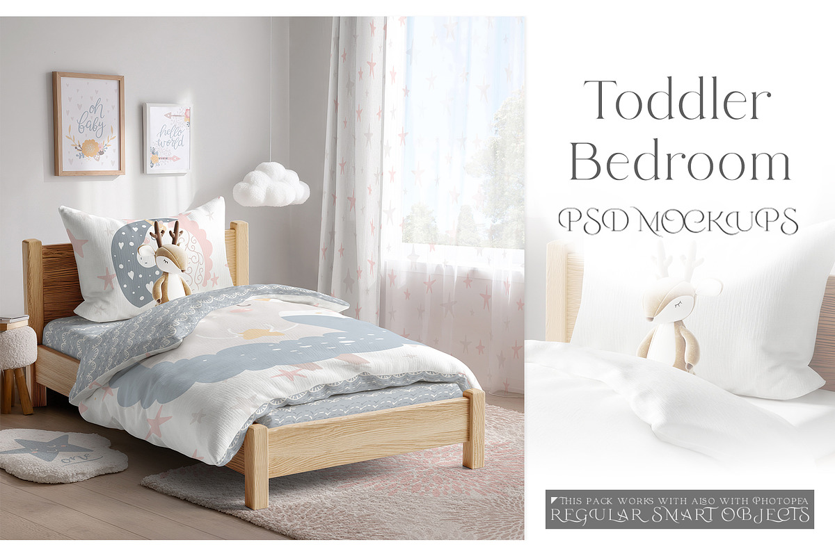 Toddler Bedroom Mockups, a Mockup by mock-ups (Photo 1 of 25)