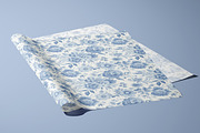 Blue on white floral patterns, a Pattern Graphic by Ninterints (Thumbnail 18 of 18)