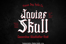 JavierSkull - Decorative Blackletter