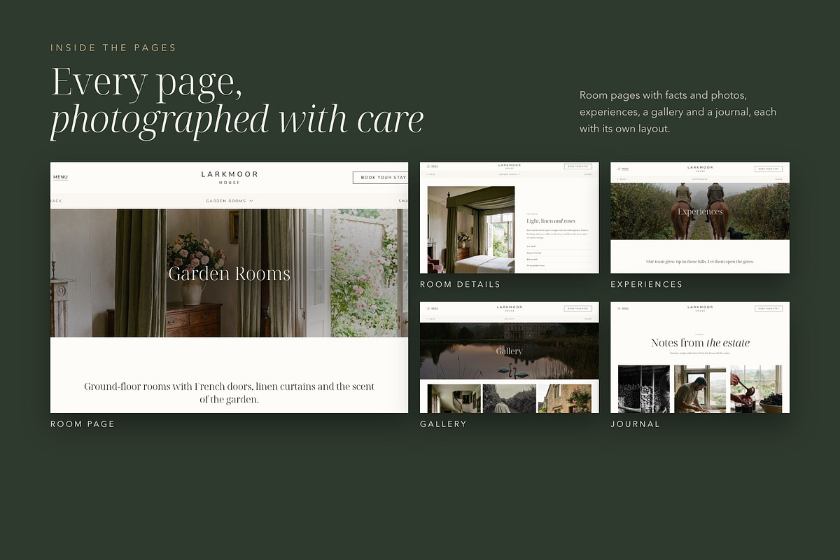 Larkmoor Luxury Hotel Theme, a WordPress Template by Tomasz Ganclerz (Photo 16 of 19)