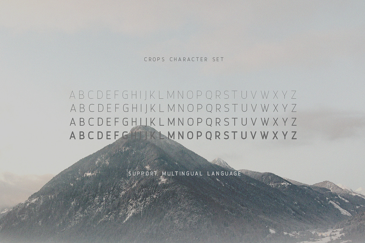 Crops - A Clean Sans Serif preview 3
