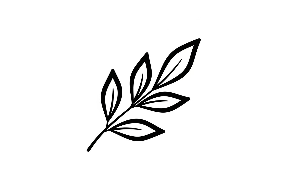 Botanical Leaf Silhouette Bundle, an Illustration by yasushie (Photo 37 of 51)