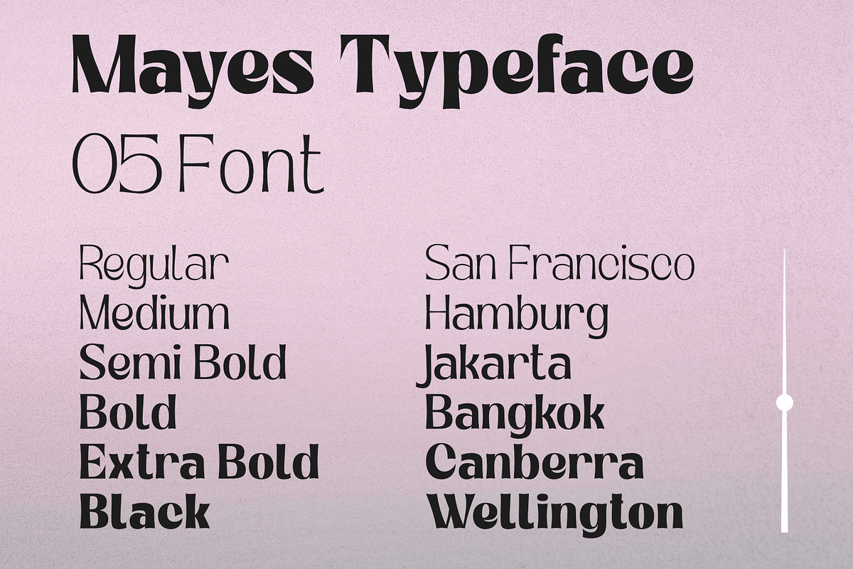 Mayes - Variable Font, a Serif Font by sabrcreative (Photo 3 of 13)