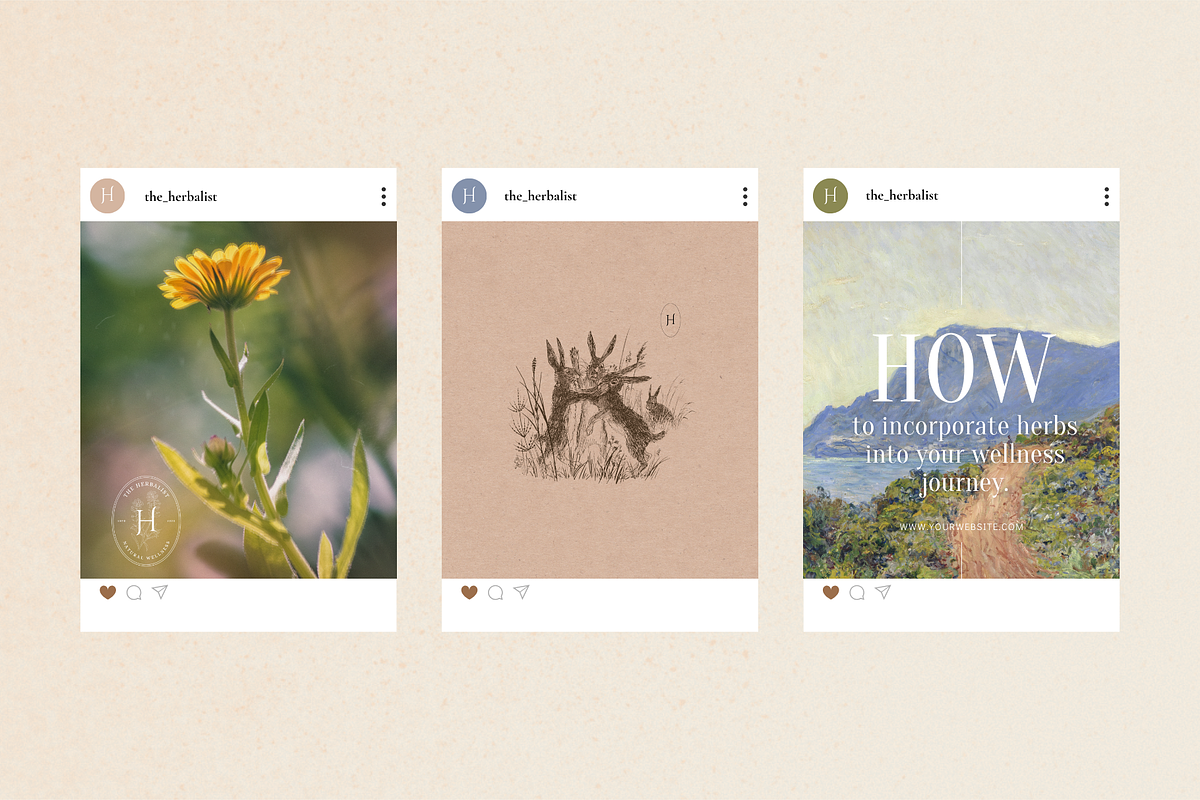 The Herbalist Template Bundle, a Social Media Template by The Flossy Finch (Photo 8 of 13)