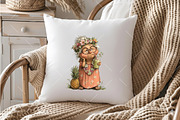 Funny Granny Beach Clipart PNG, an Illustration by OK Design (Thumbnail 6 of 6)