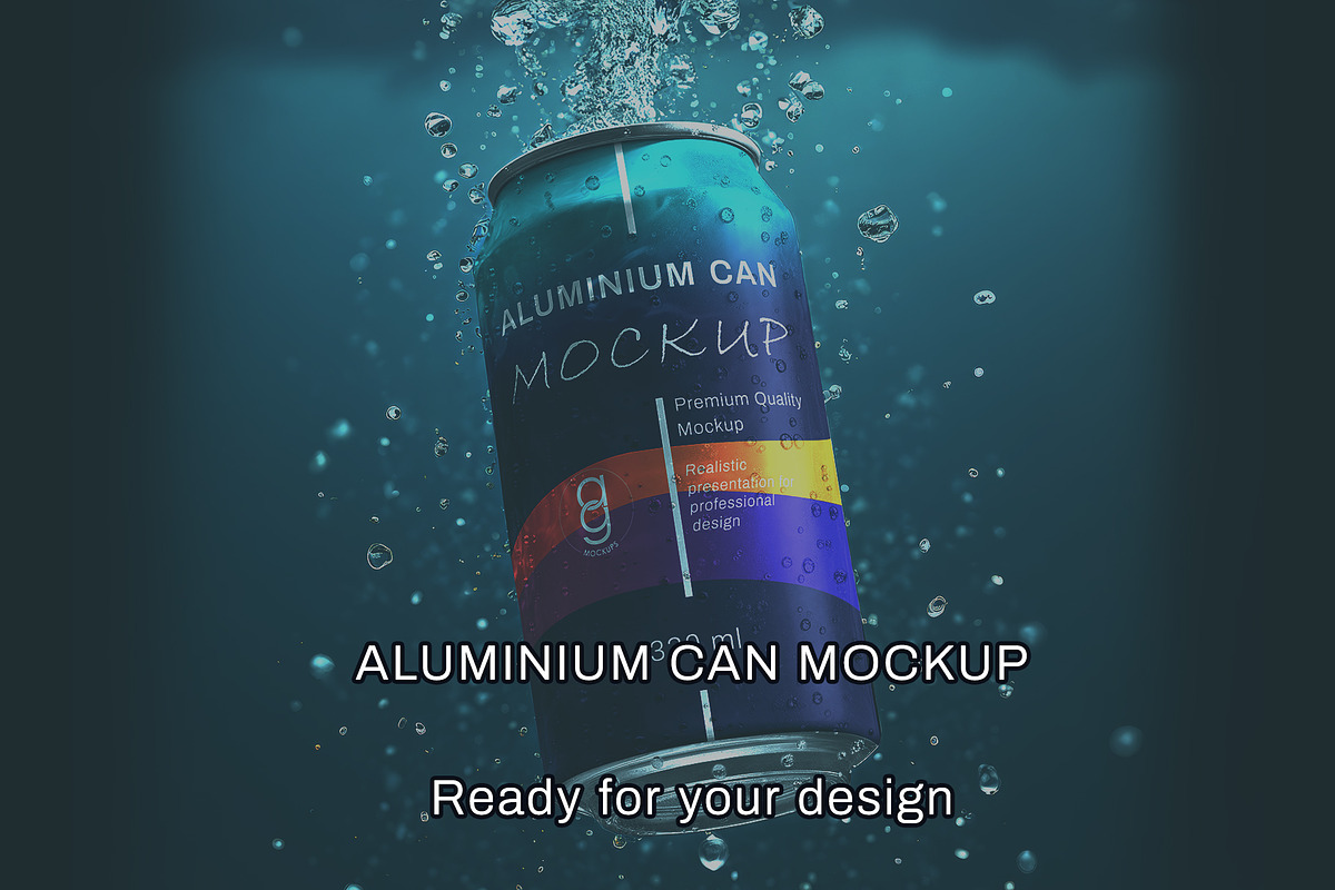 Drink Can Mockup, a Packaging Mockup by AG Mockups (Photo 5 of 5)
