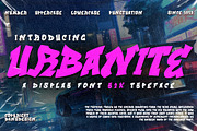 Urbanite A Display Font Y2K Graffiti, a Symbol Font by dansdesign (Thumbnail 1 of 11)