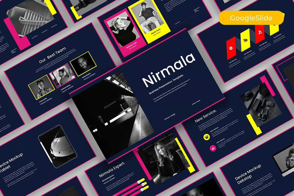 Nirmala – Business Google Slide, a Presentation Template by kreatifreya (Photo 1 of 5)