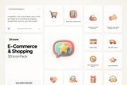3D E-Commerce Icons, an Emoji Icon by River Visual (Thumbnail 1 of 5)