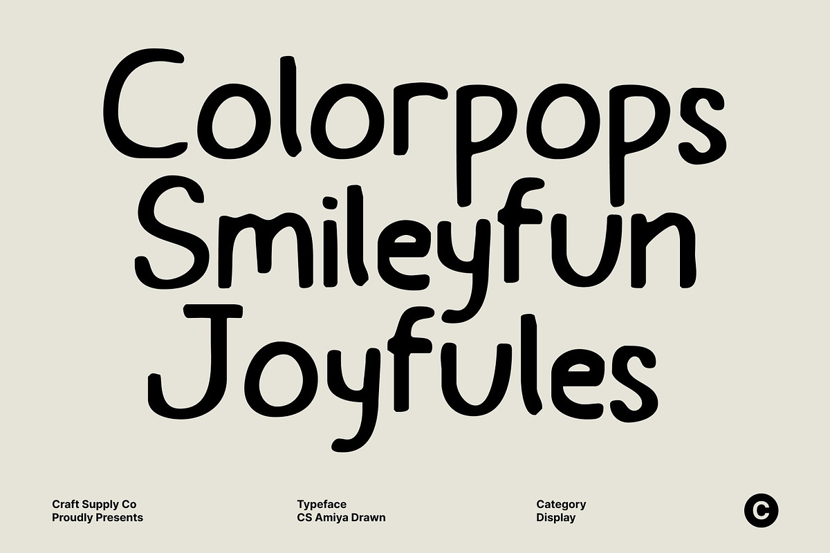 CS Amiya Drawn, a Handwritten Font by Craft Supply Co. (Photo 4 of 8)