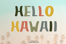 Hello Hawaii - Modern Font