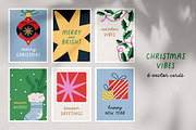 Christmas vibes posters, cards set, a Decorative Illustration by Good Studio (Thumbnail 1 of 7)