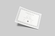Paper Certificate Mockup, a Stationery Template by Graphiculon (Thumbnail 6 of 11)