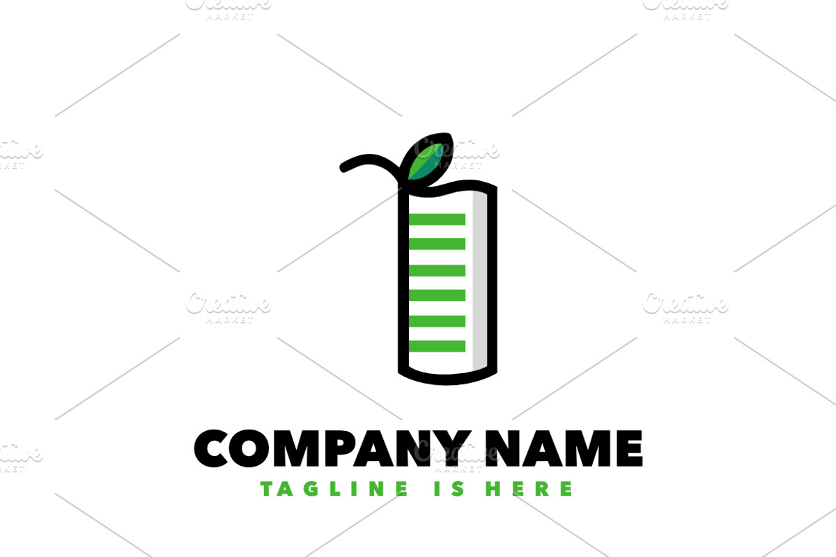Paper nature simple logo, a Branding & Logo Template by Bayuktx
