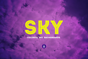 10 Colorful Sky Backgrounds V1