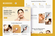 Glowry - Skincare Landing Page, an UI Kit Template by peterdraw (Thumbnail 1 of 3)