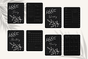 Dark Mode Digital Planner iPad, a Templates & Theme by HoneyGlowStudioCo (Thumbnail 3 of 9)