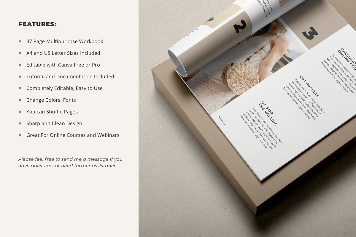 Noctua Workbook Template for Canva, a Magazine Template by SlideStation (Photo 2 of 18)