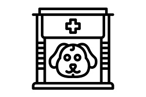 Veterinary veterinarian black icon, an Outline Icon by Creative priyanka