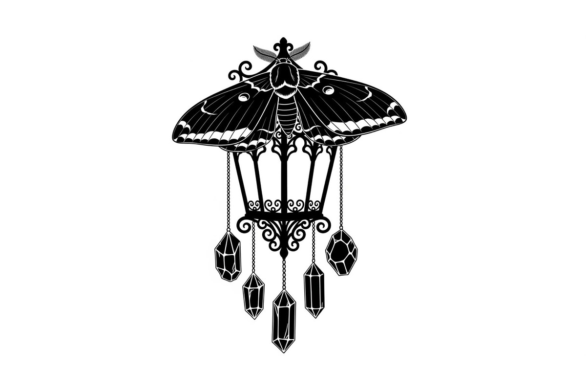 Mystical Moth Lantern Design Bundle, an Illustration by Designs_River (Photo 30 of 31)